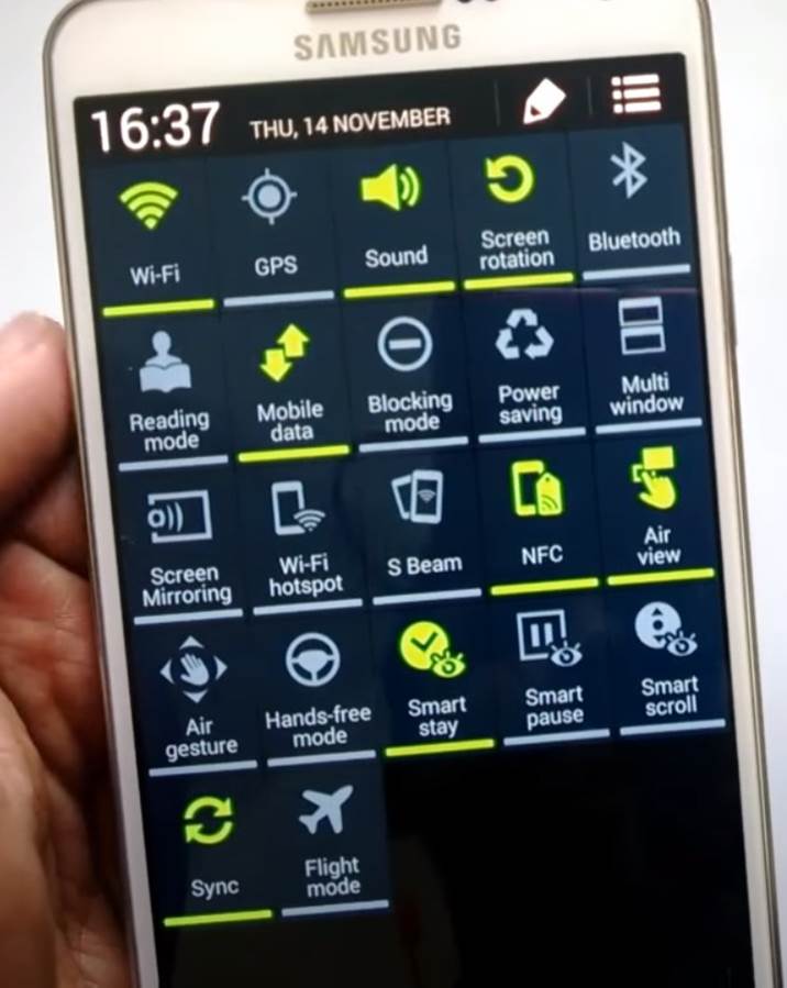 Menonaktifkan Mode Aman Samsung Via Notification Center