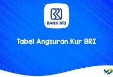 Tabel Angsuran Kur BRI