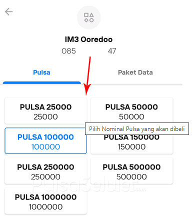 Cara Beli Pulsa Di Livin Mandiri