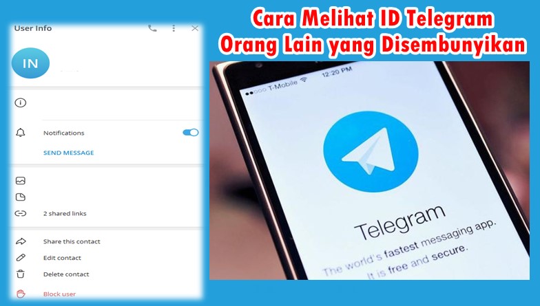 Cara Melihat ID Telegram Orang Lain yang Disembunyikan