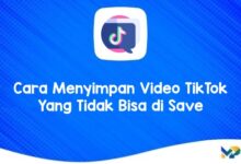 Cara Menyimpan Video TikTok Yang Tidak Bisa di Save