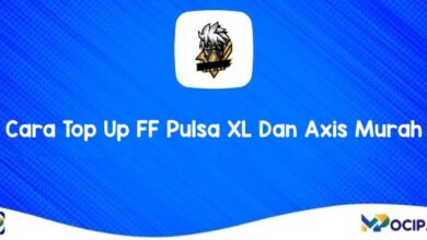 Cara Top Up FF Pulsa XL dan Axis Murah
