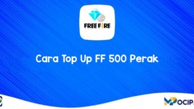 Cara Top Up FF 500 Perak