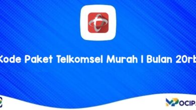 Kode Paket Telkomsel Murah 1 Bulan 20rb