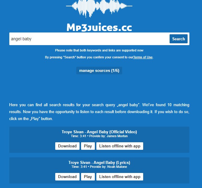 Link Download lagu Mp3 Mp3Juices