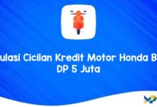 Simulasi Cicilan Kredit Motor Honda Beat DP 5 Juta