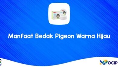 Manfaat Bedak Pigeon Warna Hijau