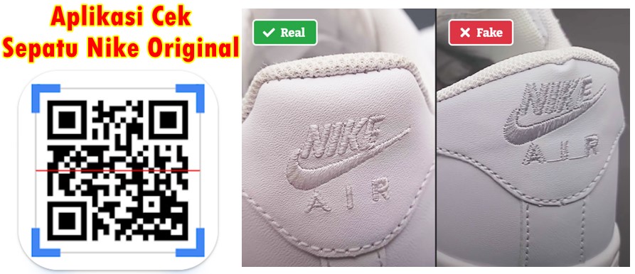 Aplikasi cek sepatu Nike original