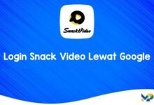Login Snack Video Lewat Google