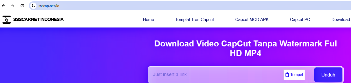 Download Video Capcut Tanpa Watermark