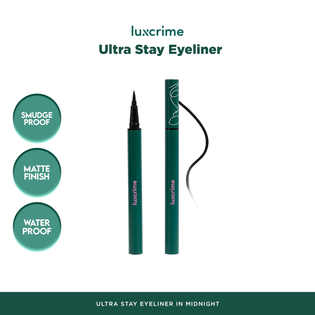 Luxcrime Ultra Stay Eyeliner in Midnight
