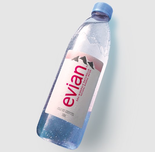 Merk Air Mineral Terbaik di Indonesia - Evian Natural Mineral Water