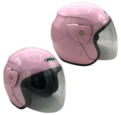 Rekomendasi Helm Untuk Wanita Berhijab - MZX Helm Half Face Wanita
