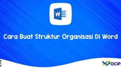 Cara Buat Struktur Organisasi Di Word