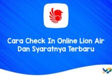 Cara Check In Online Lion Air Dan Syaratnya Terbaru