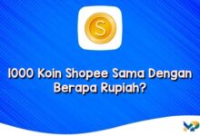 1000 Koin Shopee Sama Dengan Berapa Rupiah?