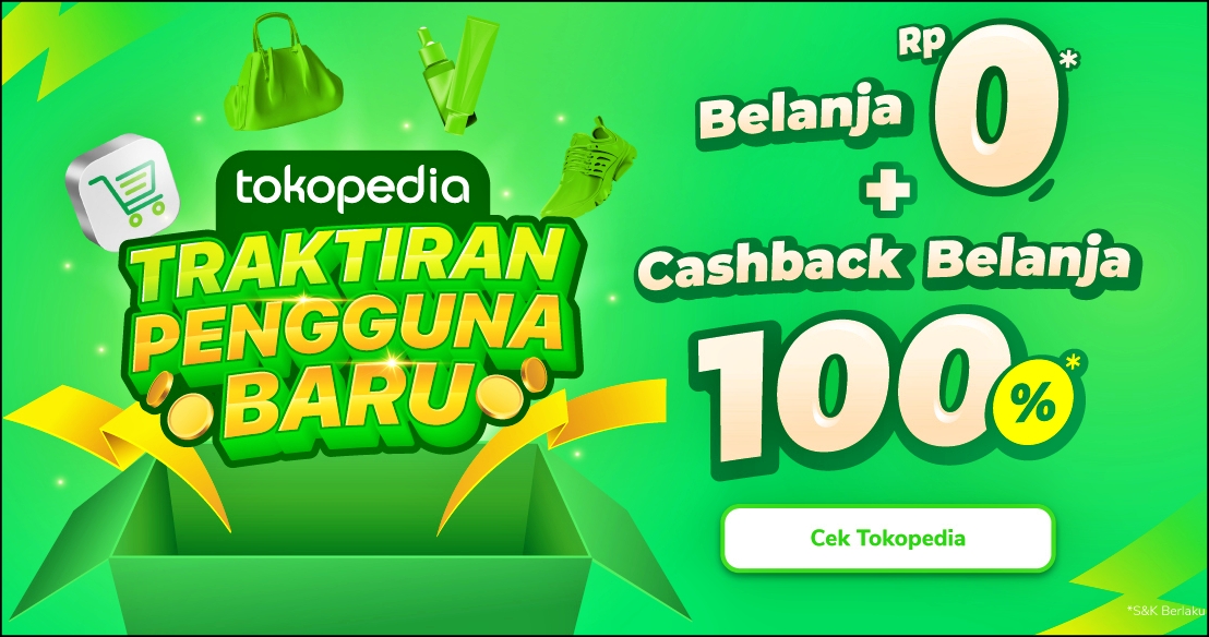 Cara Belanja Di Tokopedia 0 Rupiah, Gratis Tak Perlu Bayar!