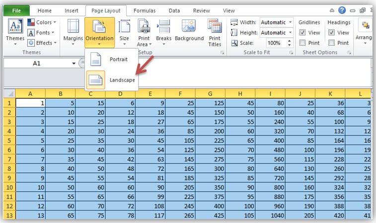 Cara Print Excel Agar Tidak Terpotong 