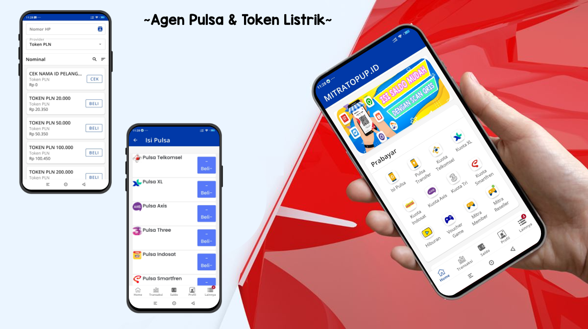 Cara Jual Pulsa dan Token Listrik