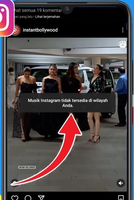 Penyebab Musik tidak bisa Ditambahkan ke Postingan Ig 