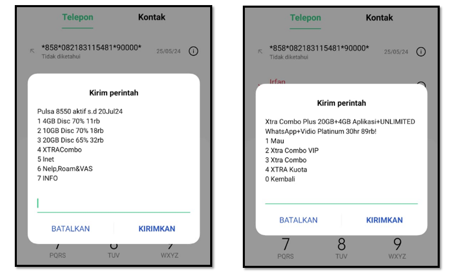 Cara Beli Paket XL Tanpa Aplikasi via USSD