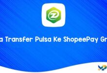 Cara Transfer Pulsa Ke ShopeePay Gratis