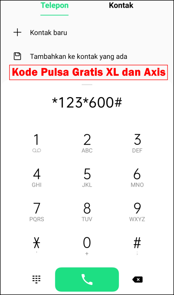 Kode Pulsa Gratis Langsung Dikirim