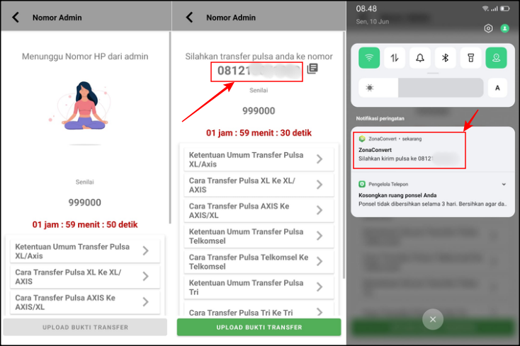 Cara Transfer Pulsa Ke ShopeePay Gratis