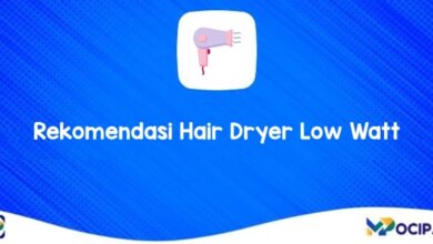 Rekomendasi Hair Dryer Low Watt