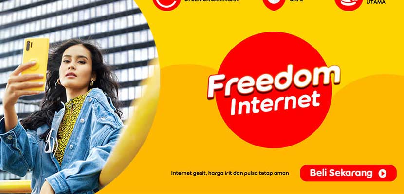 Paket Indosat Freedom Internet Anti Lelet dan Murah