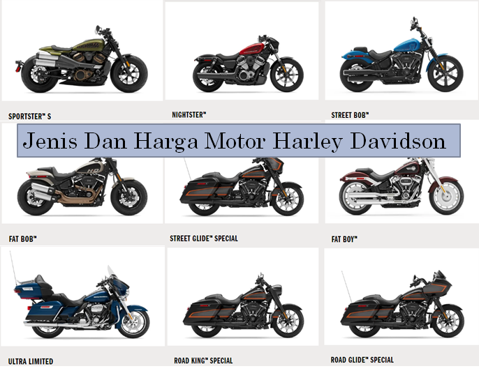 jenis dan harga motor harley davidson