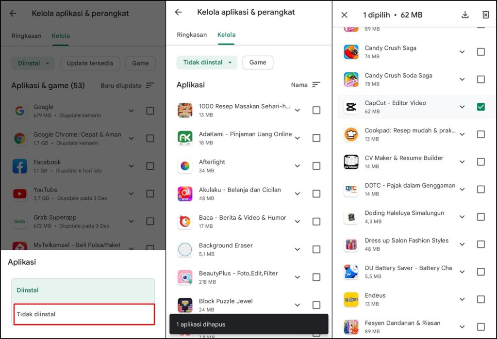 Cara Melihat Riwayat Aplikasi Yang Pernah Di Download