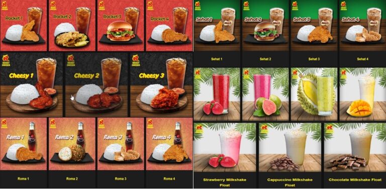 Update Daftar Harga Menu Rocket Chicken Terbaru 2024