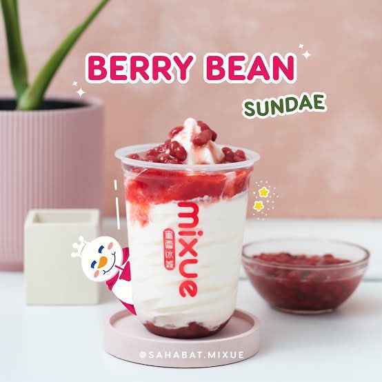 Harga Es Krim Mixue - Berrybean Sundae
