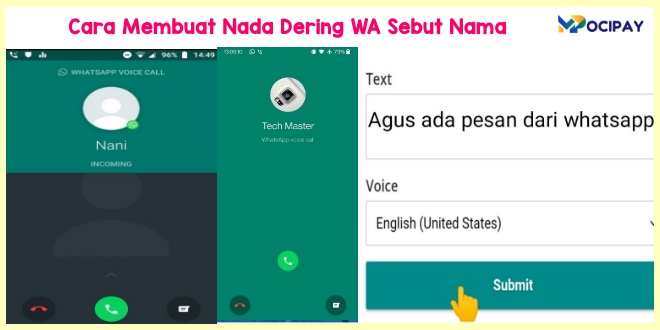 Cara Membuat Nada Dering WA Sebut Nama Sendiri Tanpa Aplikasi