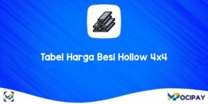 Tabel Harga Besi Hollow 4x4