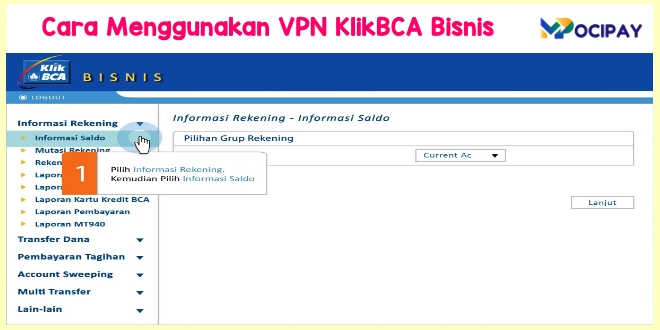 VPN KlikBCA Bisnis
