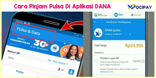 Cara Pinjam Pulsa Di Aplikasi DANA
