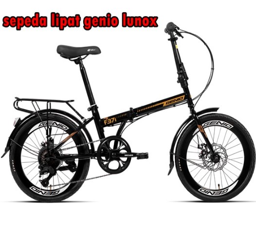 tampilan sepeda lipat genio lunox