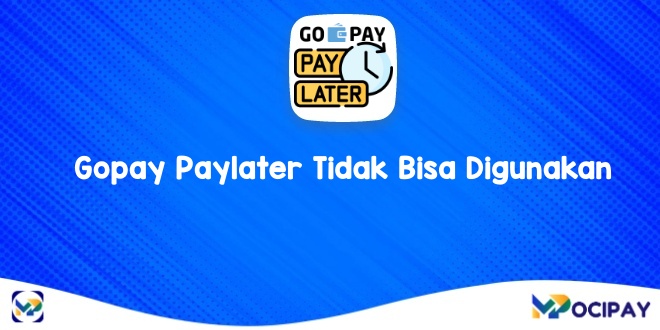 Gopay Paylater Tidak Bisa Digunakan