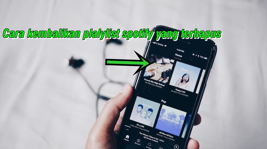 cara kembalikan playlist spotify terhapus