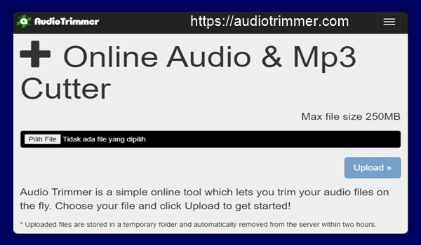 Cara Memotong Lagu Tanpa Aplikasi Menggunakan Audio Trimmer