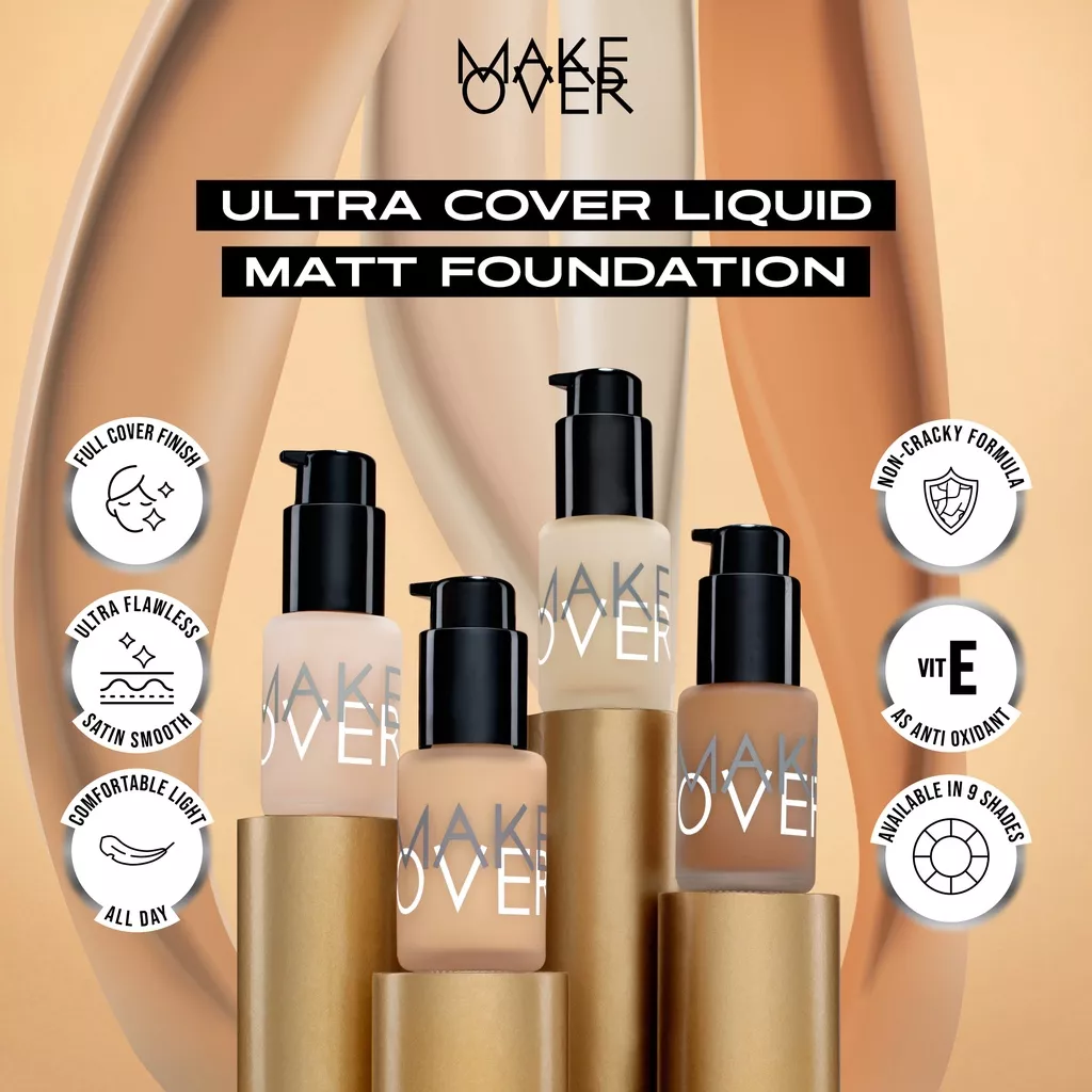 MakeOver Ultra Cover Liquid Matt Foundation