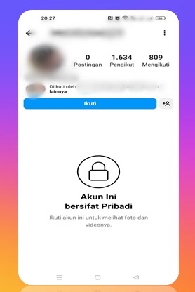 Manfaat Private Akun Instagram Pribadi