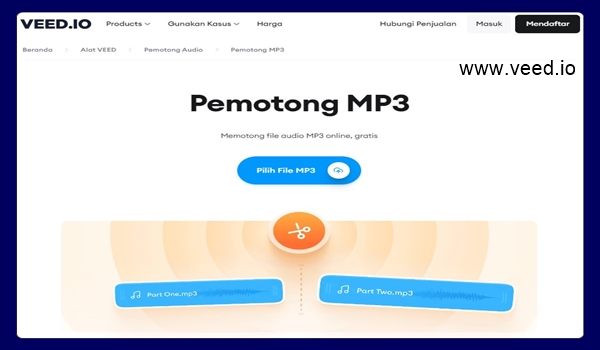 Cara Memotong Lagu Tanpa Aplikasi Dengan Menggunakan Website VEED.IO 