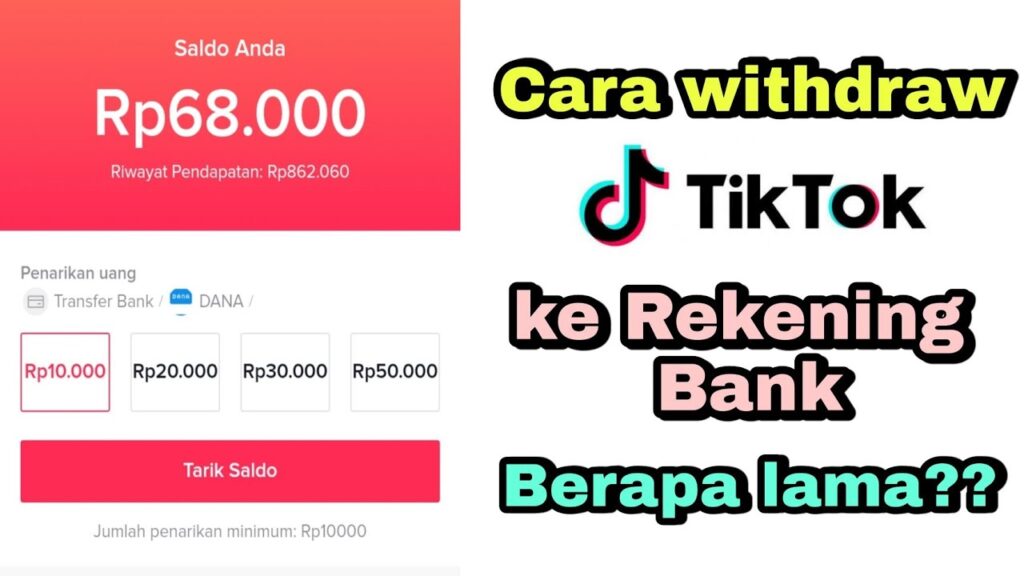 Proses Hapus Rekening Bank di TikTok Affiliate