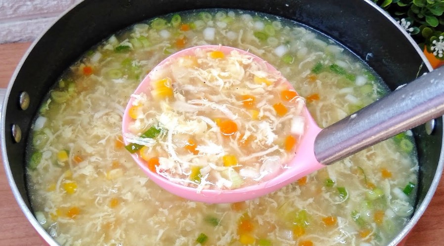 Resep Sup Jagung Ayam Sederhana
