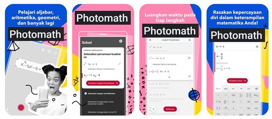 aplikasi untuk mengerjakan soal matematika photomath