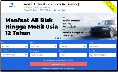 Adira Autocillin (Zurich Insurance)