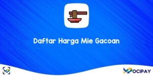 Daftar Harga Mie Gacoan